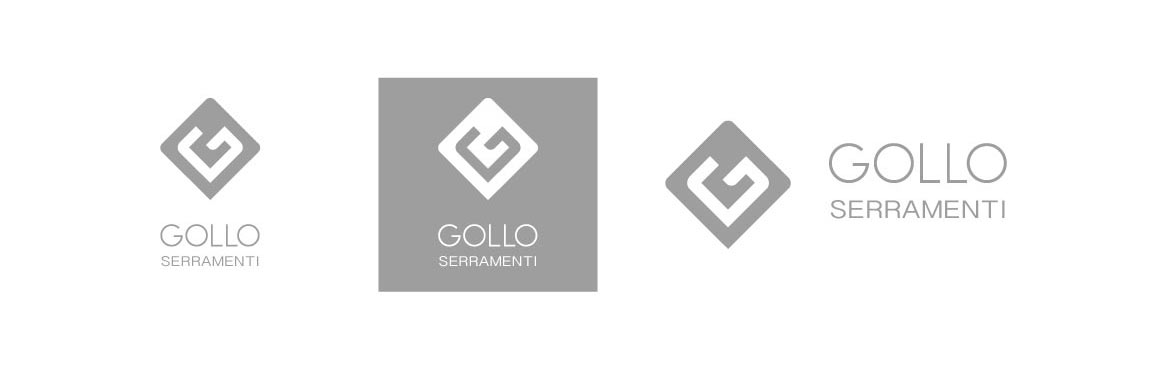 logo gollo bianco e nero