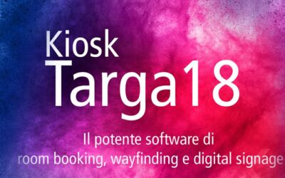 Kiosk Targa 18: il software di prenotazione sale riunioni
