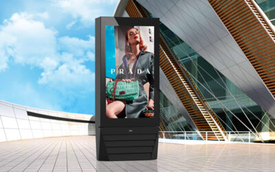 New models of outdoor advertising totems