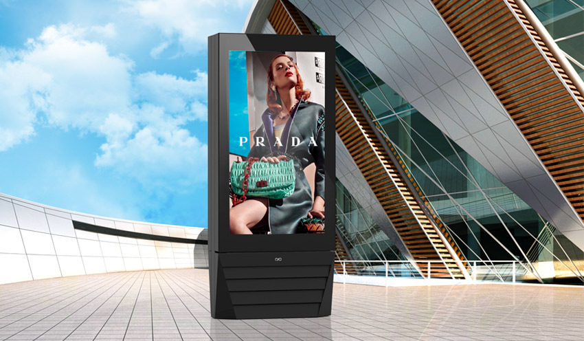 outdoor advertising totems