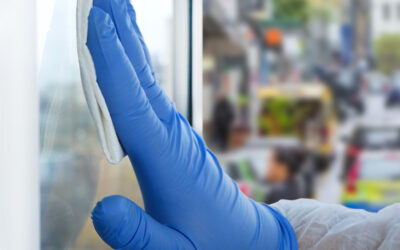 Remove the bacteria from the touchscreen display