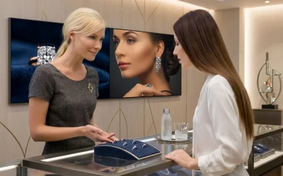 Digital signage per gioiellerie e negozi del lusso