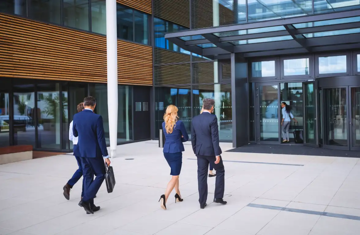 registration of visitors entering the company