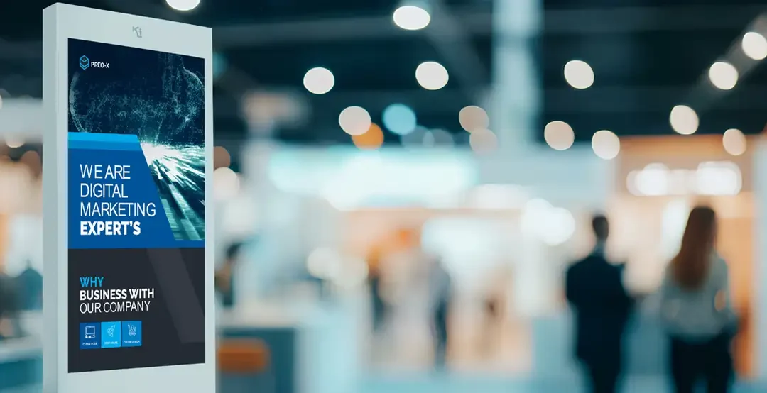 Totem digitali per eventi e fiere: guida alla comunicazione nei momenti che contano