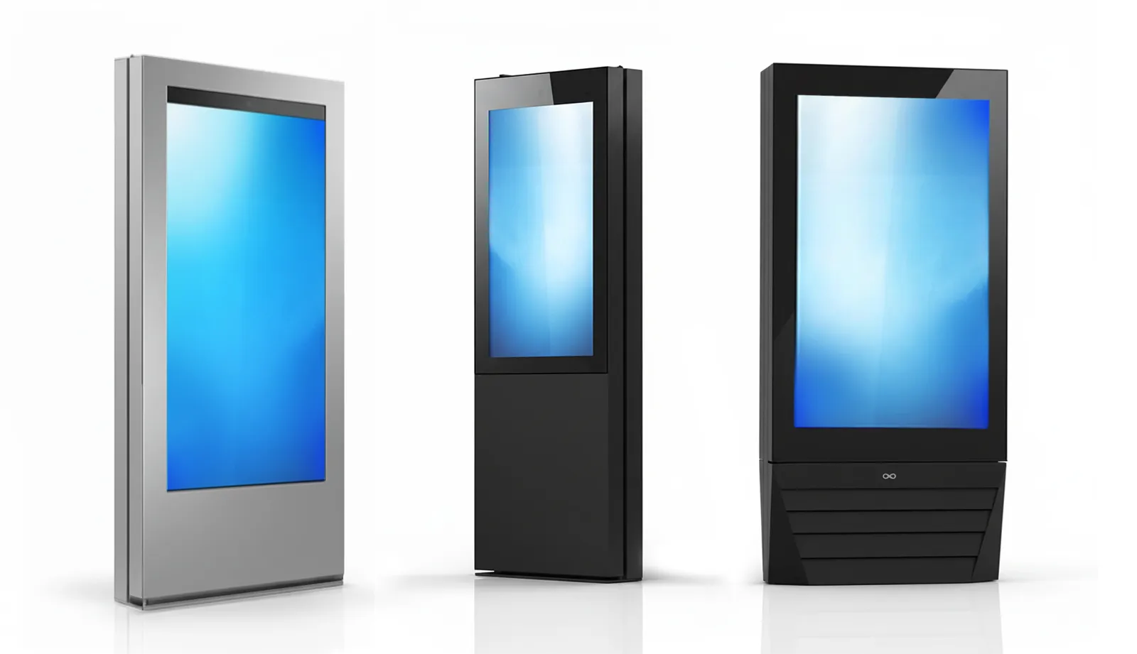 totem digitali per la pubblicità in esterno