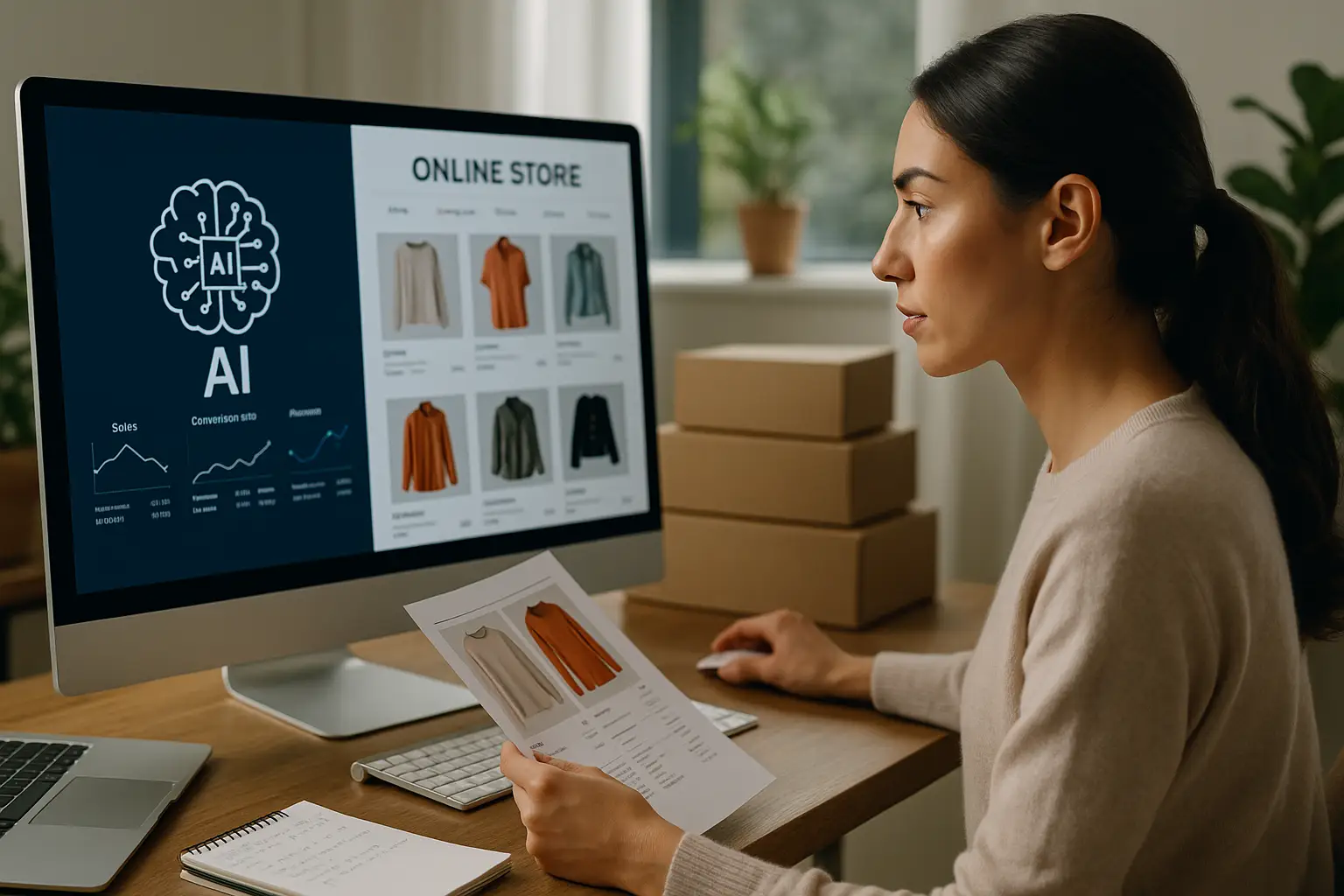 ottimizzare uno store on line con l'AI