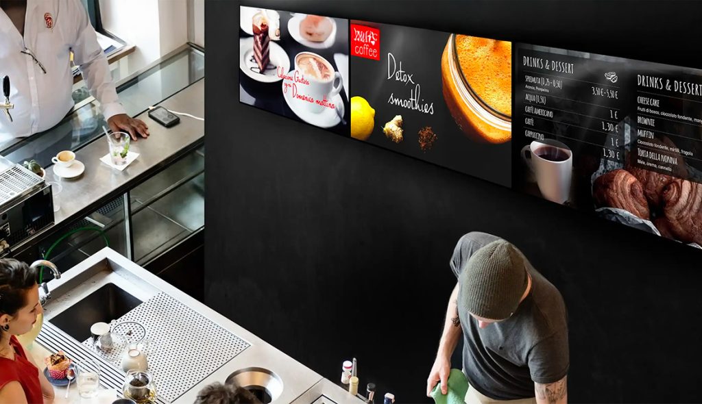 monitor vs tv nel retail