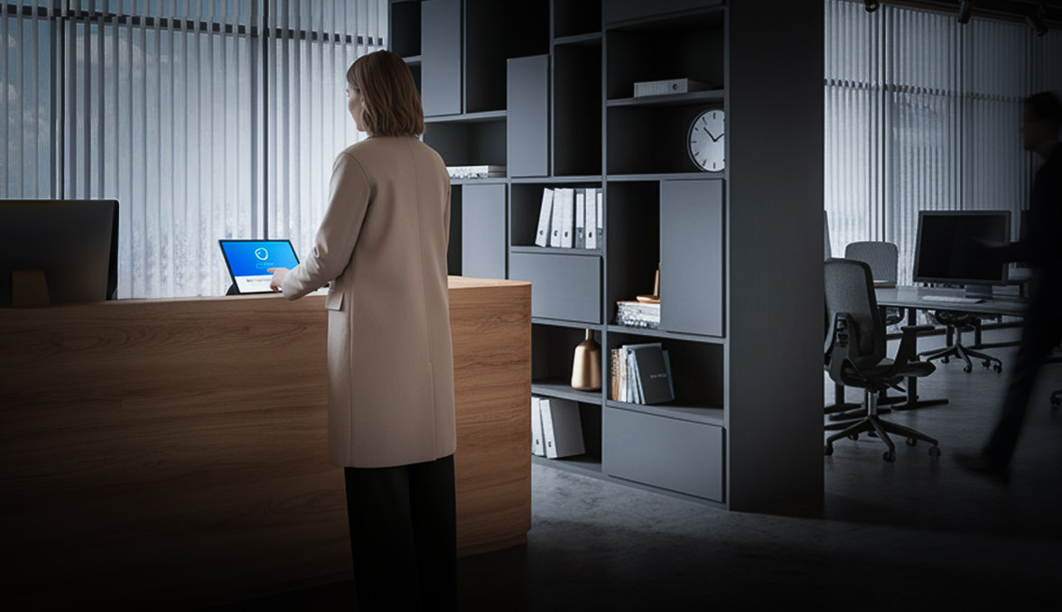 registrazione dei visitatori aziendali