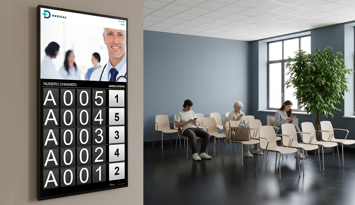 display queue management in the waiting room