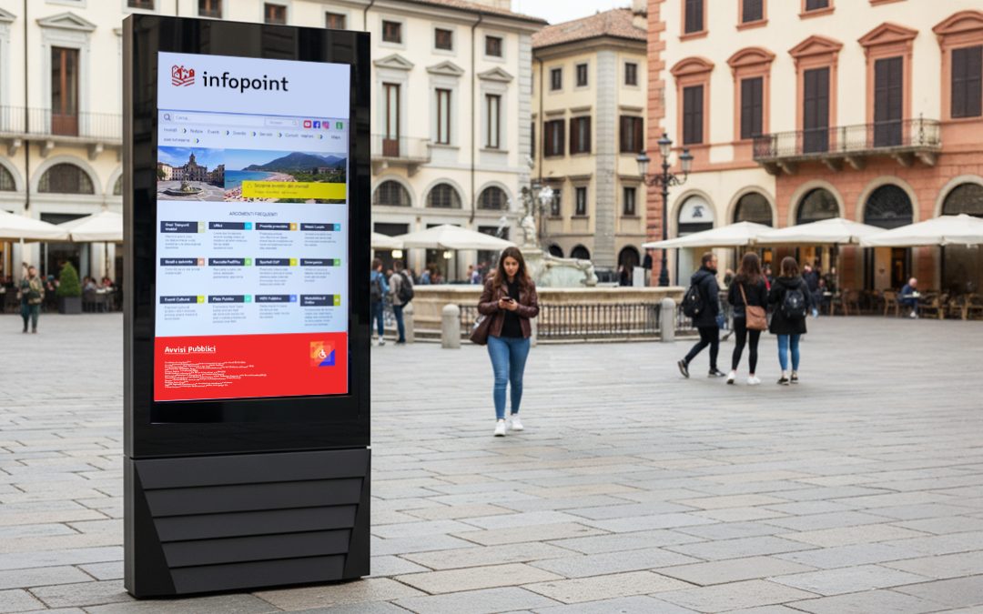 Totem outdoor: guida ai chioschi digitali da esterno professionali