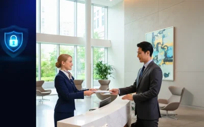 What to have visitors read (and sign) at reception: Legal Requirements and best practices with Kiosk Varco