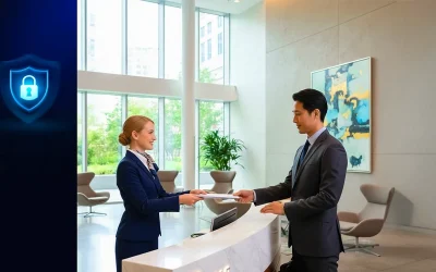 Cosa far leggere (e firmare) al visitatore in reception: obblighi di legge e best practice con Kiosk Varco