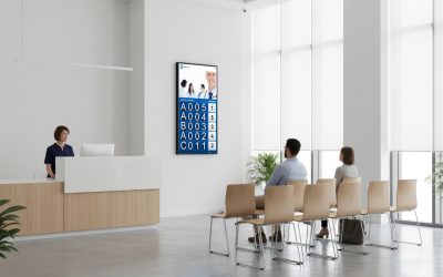 Come integrare gli schermi nella sala d’attesa: dal concept architettonico al sistema eliminacode