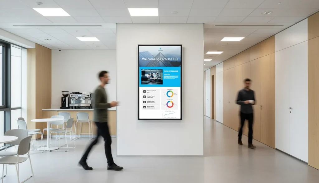 digital signage per la comunicazione interna in azienda
