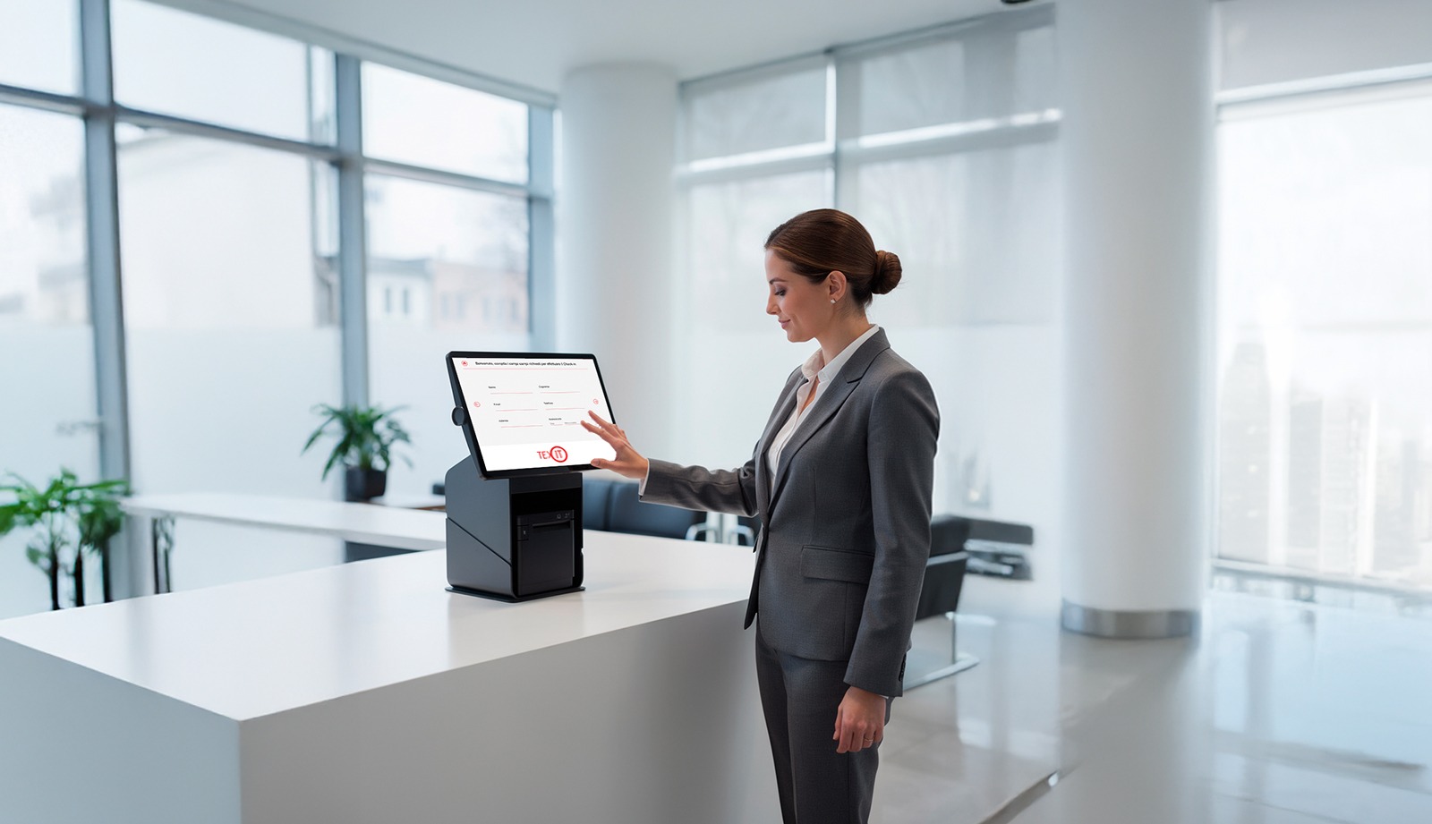 registrazione visitatore azienda