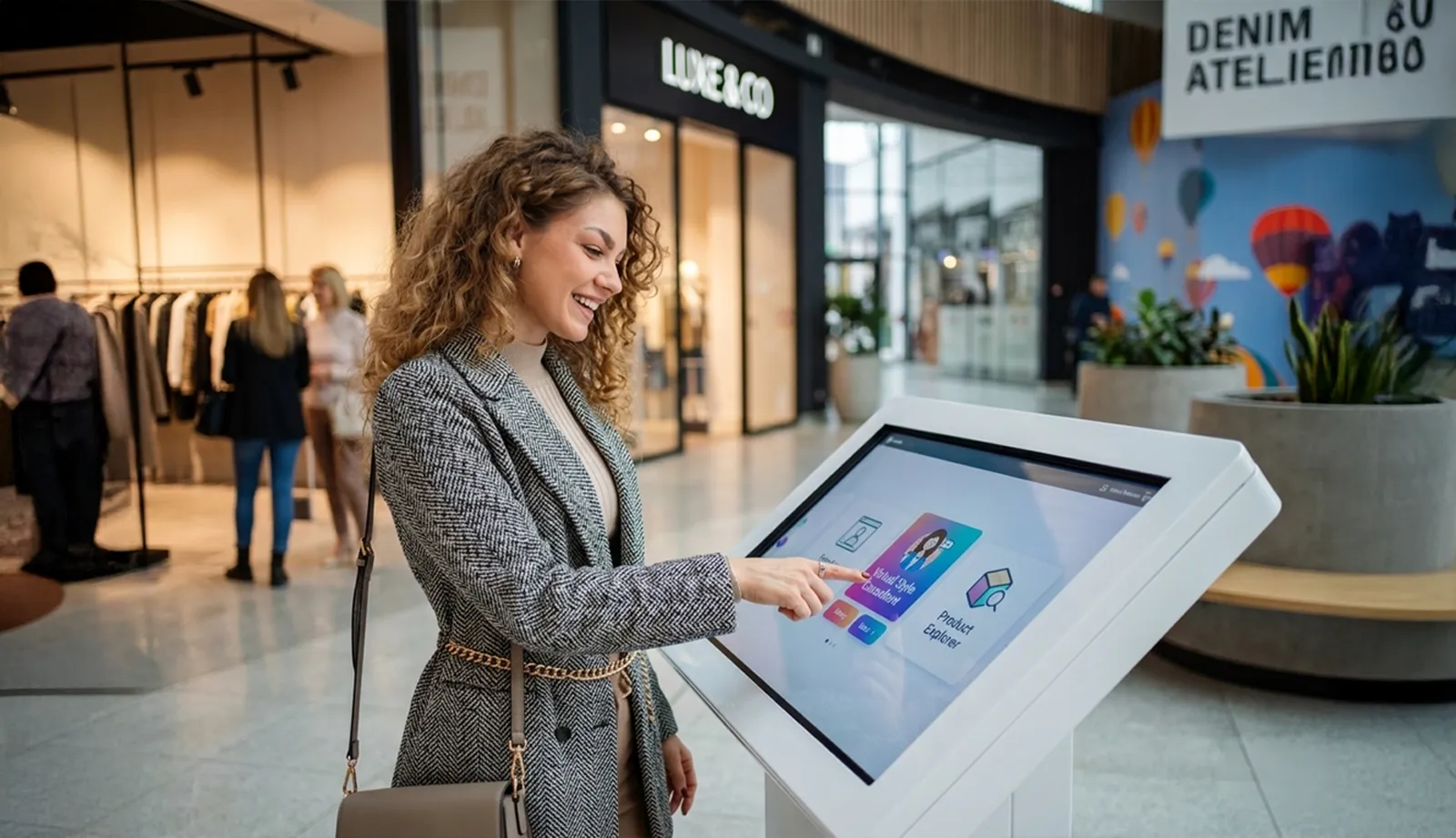 totem digitali per negozi e punti vendita