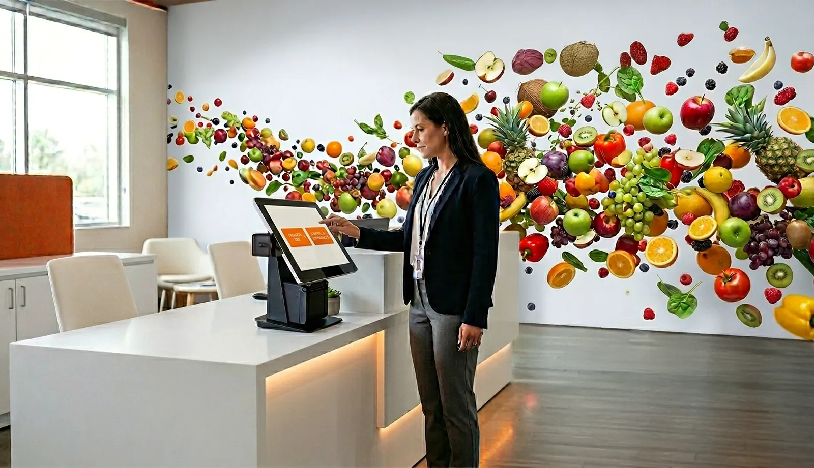 sistema di registrazione visitatori una azienda alimentare