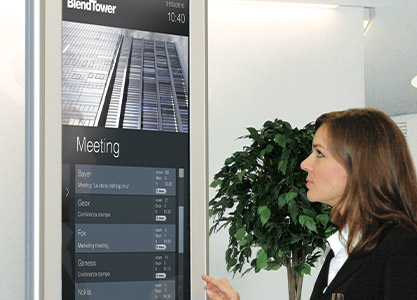 wayfinder: digital signage system for Milan Blend Tower