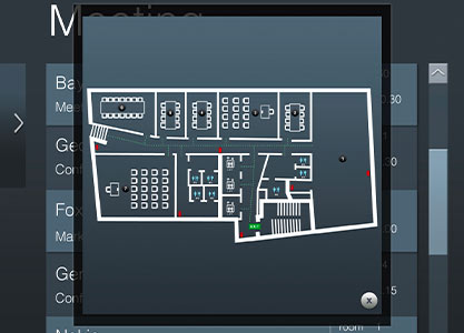 roombooking with Kiosk Targa