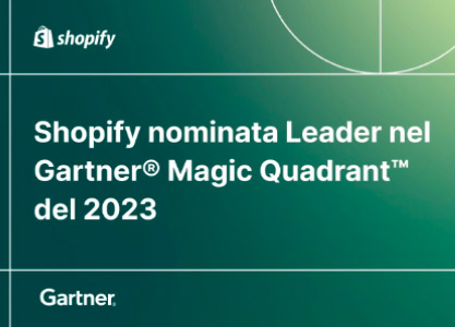 Shopify: nel quadrante Gartner 2023.