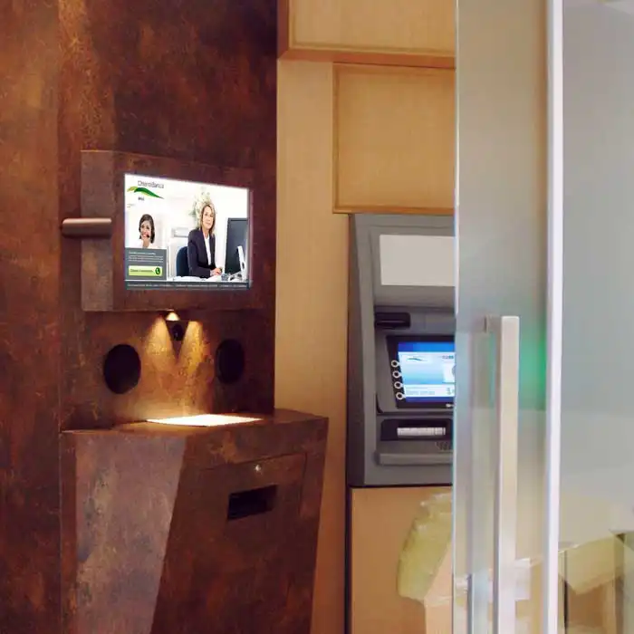 Remote Video Banking Counter for Chianti Banca