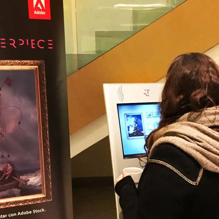 Interactive brand experience for Adobe
