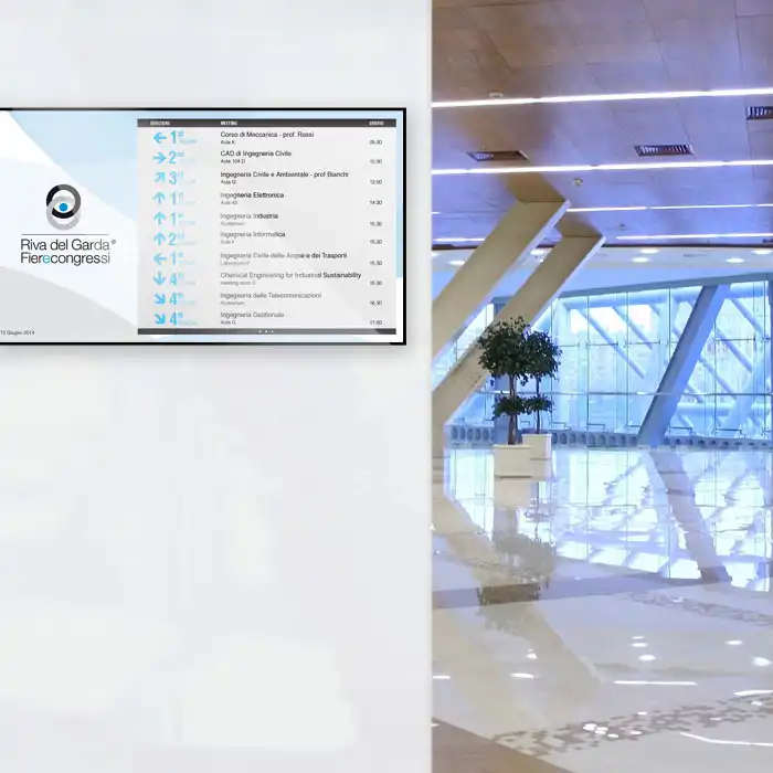 Digital signage for Centro Congressi