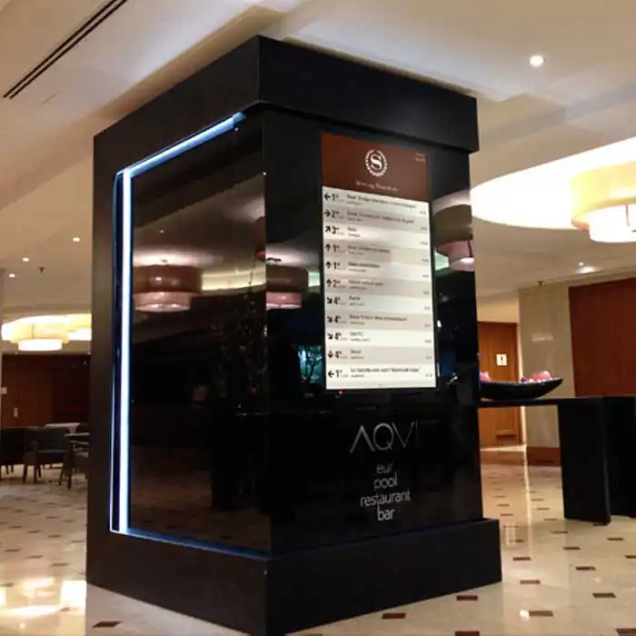 Digital signage for Hotel Sheraton Roma