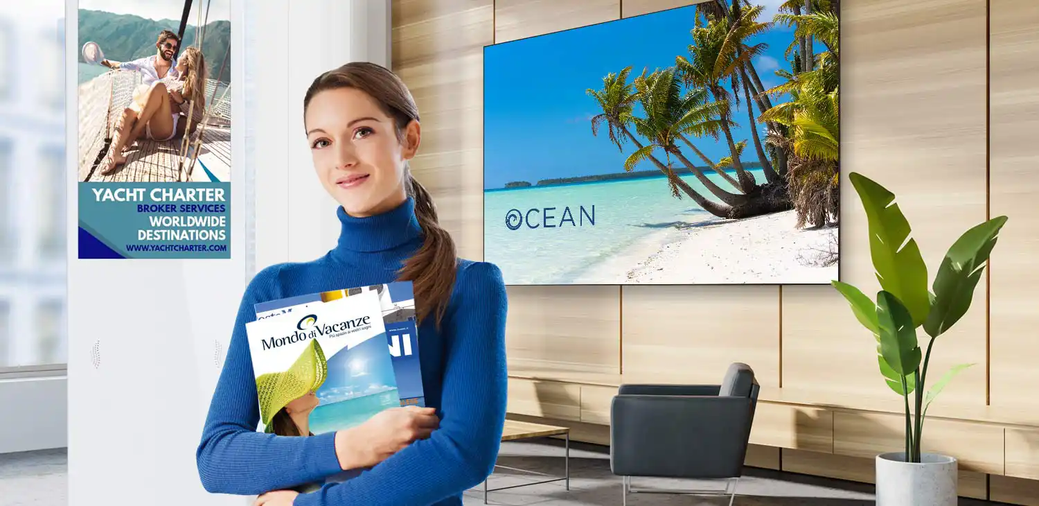 software digital signage per agenzie viaggi e tour operator