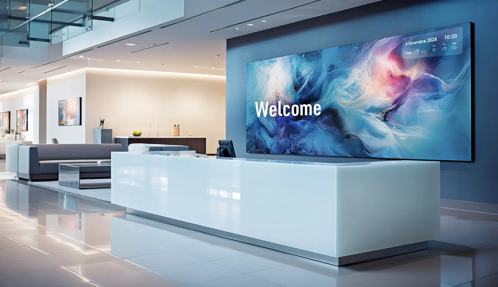 Soluzioni digital signage per ambienti Corporate