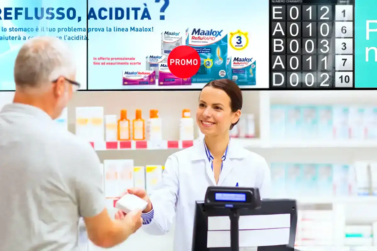 digital signage per Farmacie