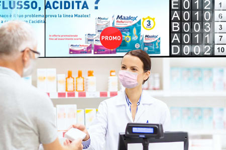 digital signage per Farmacie