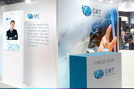 Digital signage solutions for organizations and exhibition centers