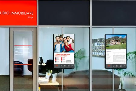 software digital signage per agenzie immobiliari e real estate