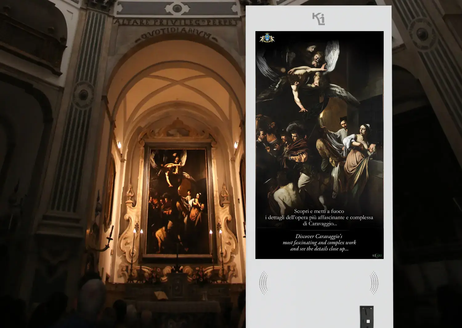 creazione app e UX Cararavaggio per musei