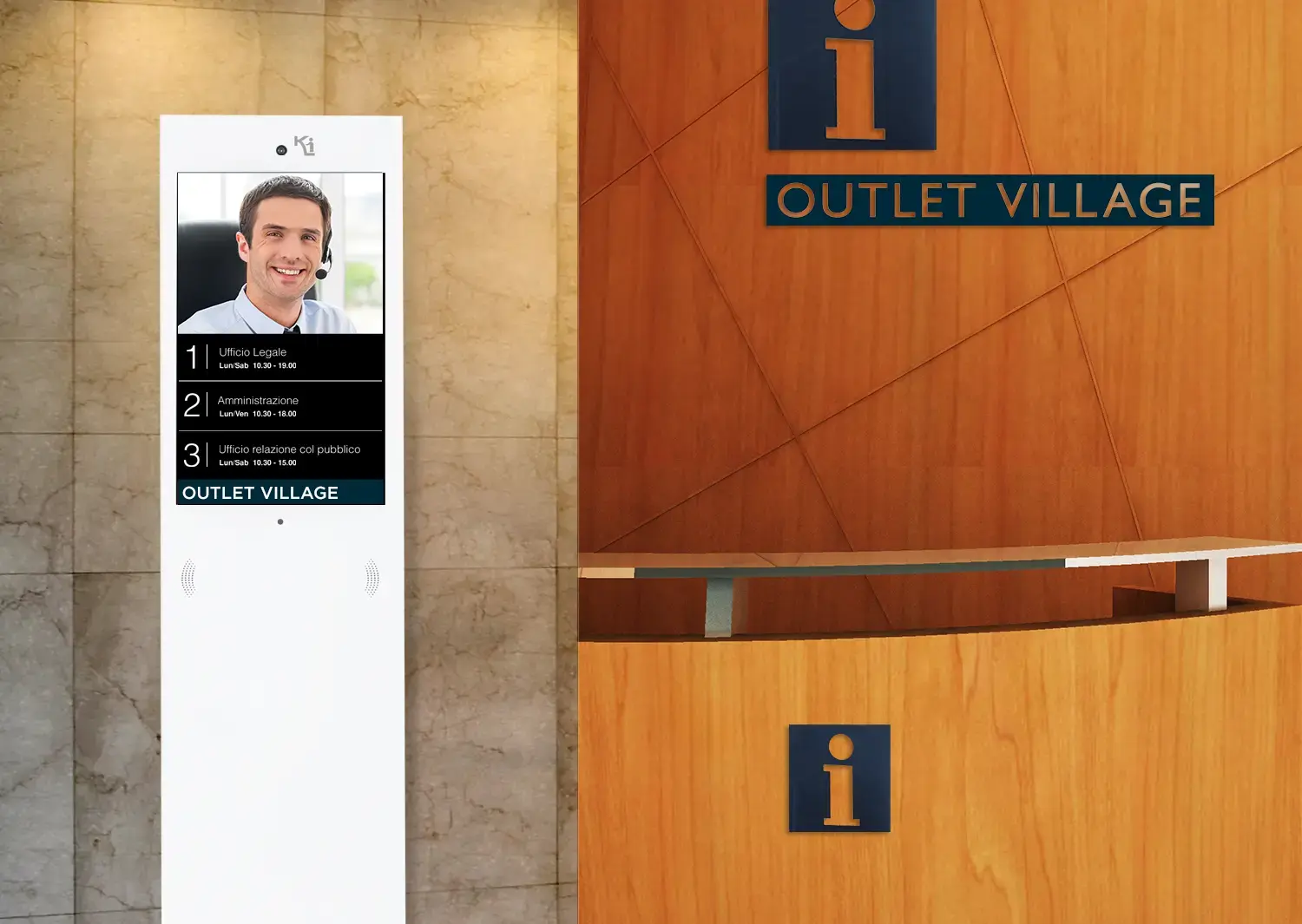 digital concierge per portineria e info point