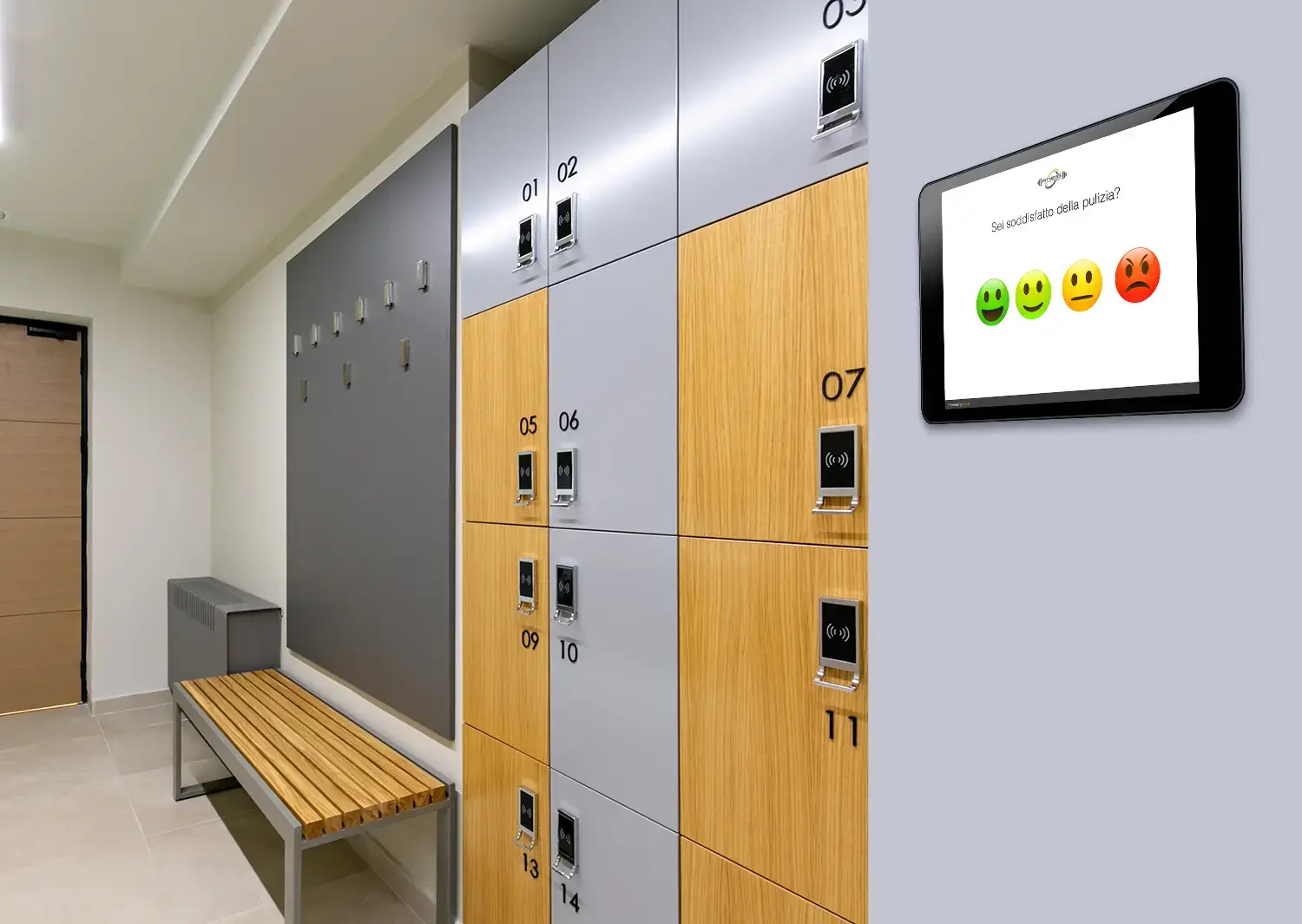 instant survey mediante emoticon per palestre