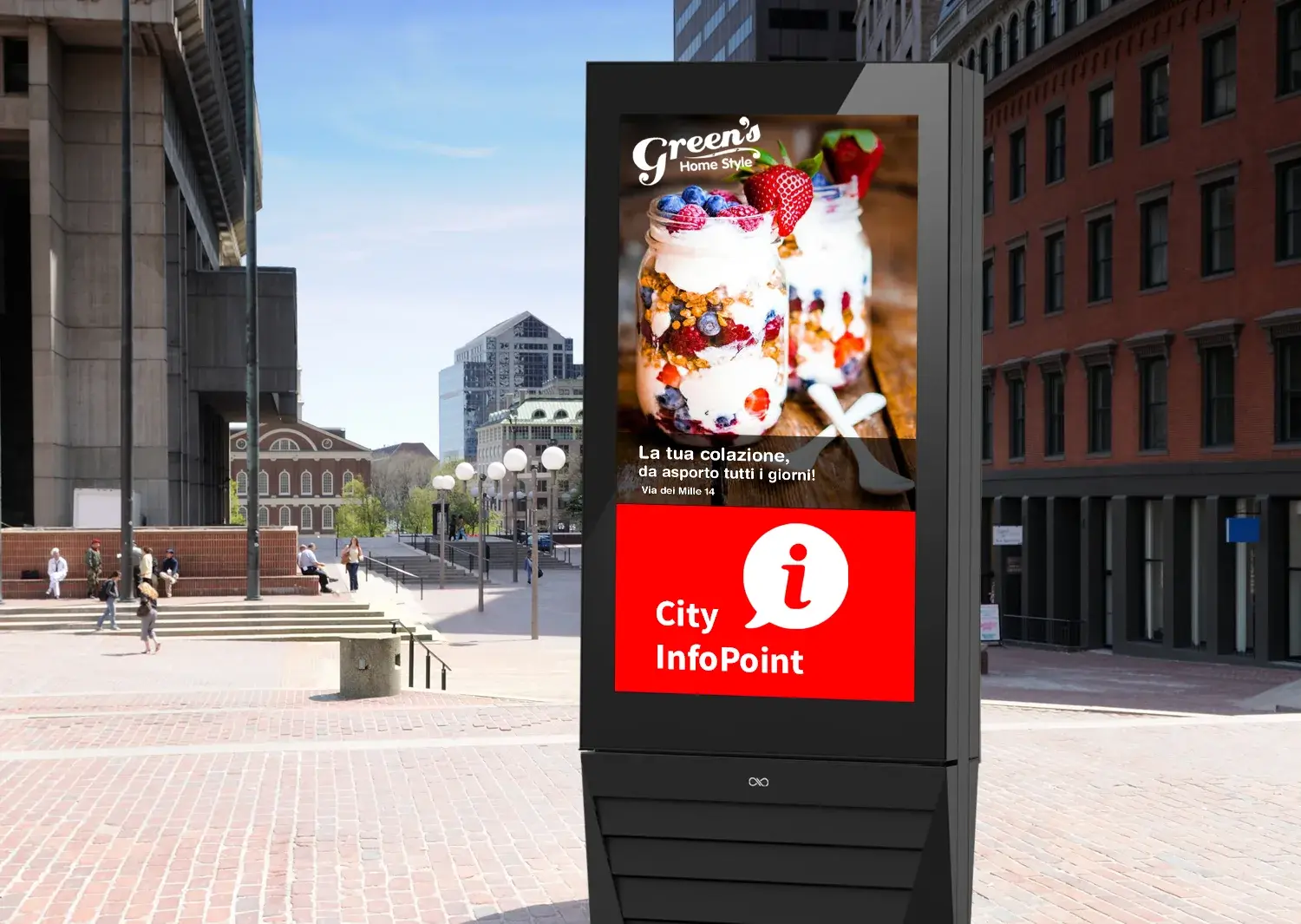 info point turistico urbano