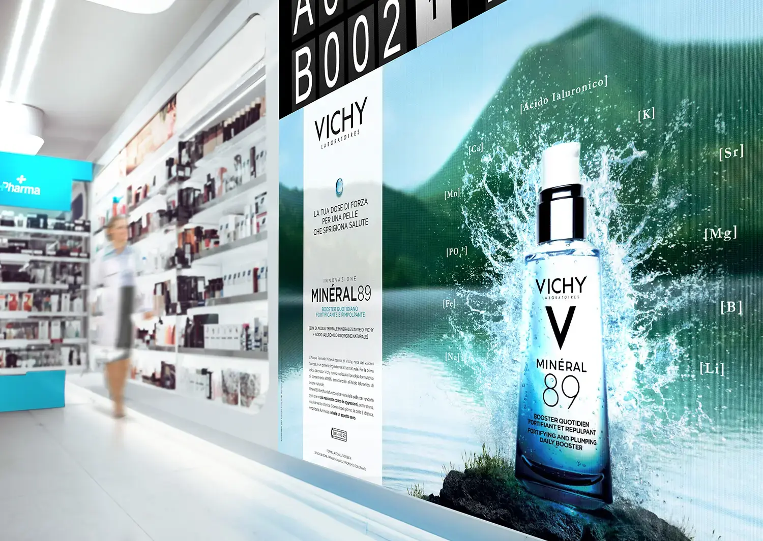 videwall a LED dper Farmacia