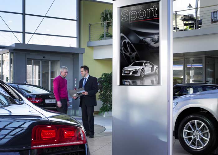 software digital signage Dise per concessionarie auto