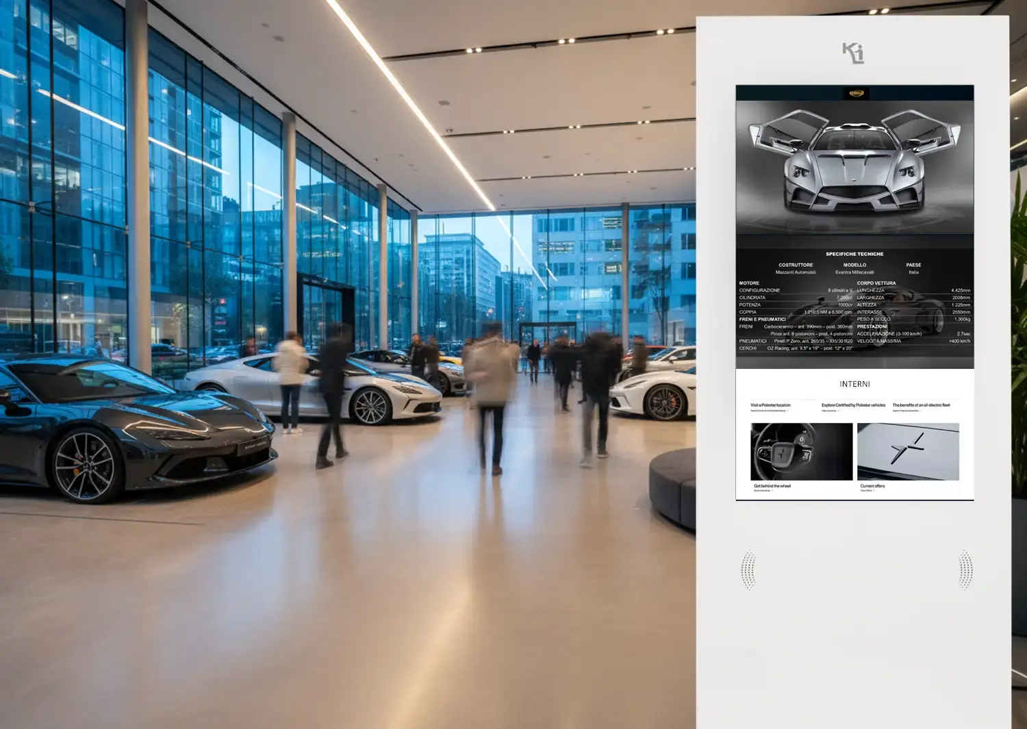software e totem per concessionario auto