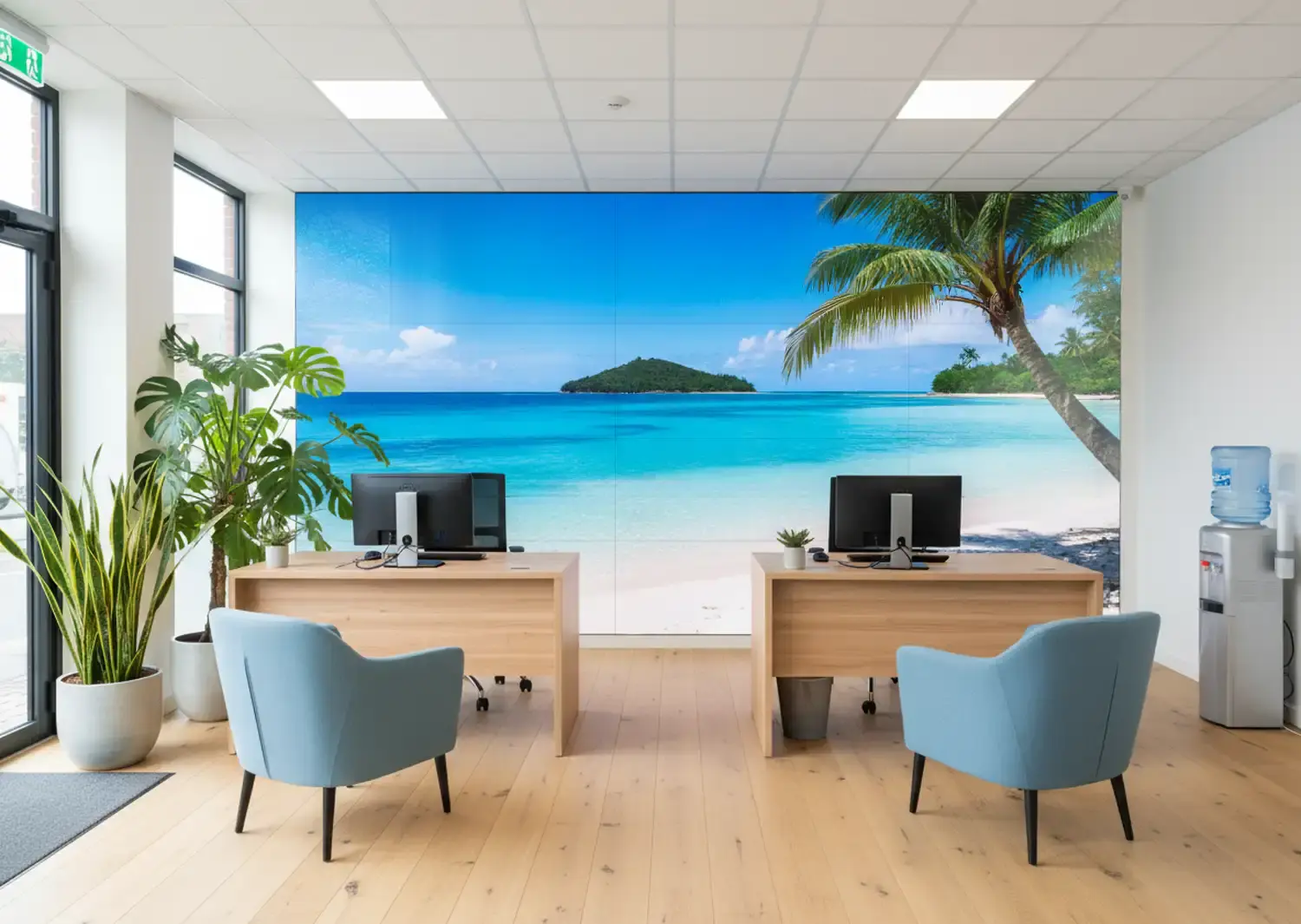 videowall per agenzie viaggi