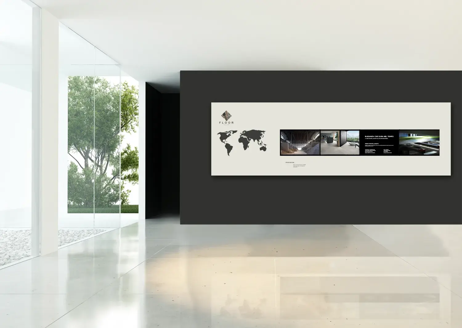 realizzazione videowall per aree di smistamento