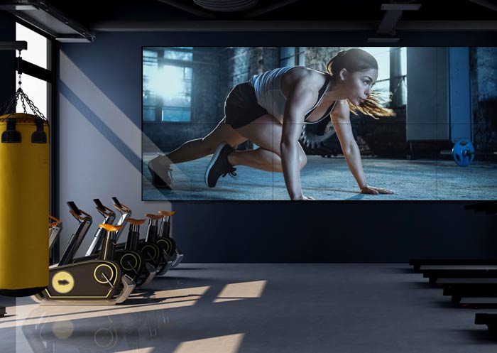 videowall per palestra