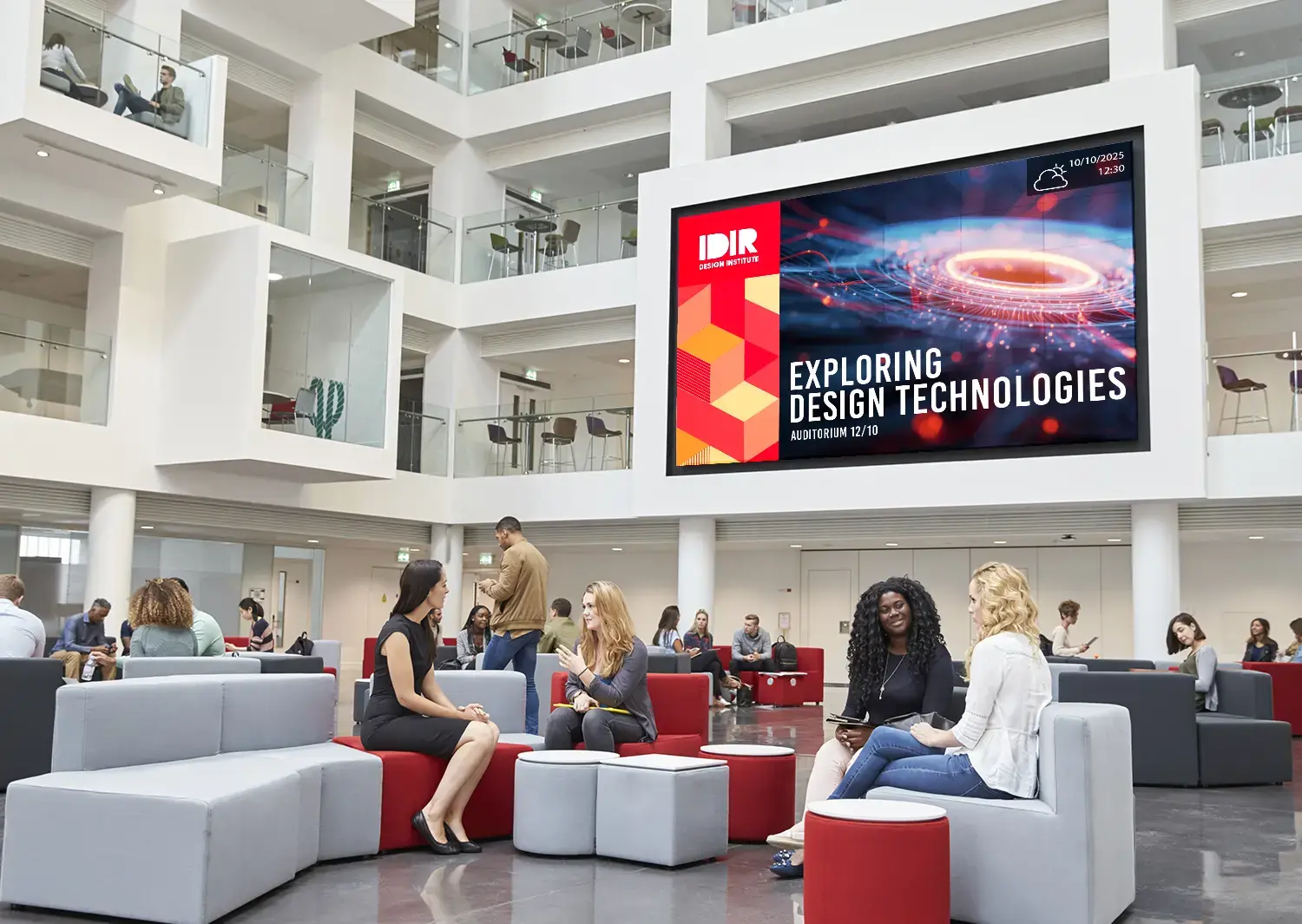 pareti videowall a LED per università e scuole