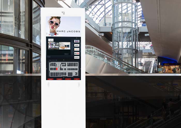 wayfinding multimedia kiosk