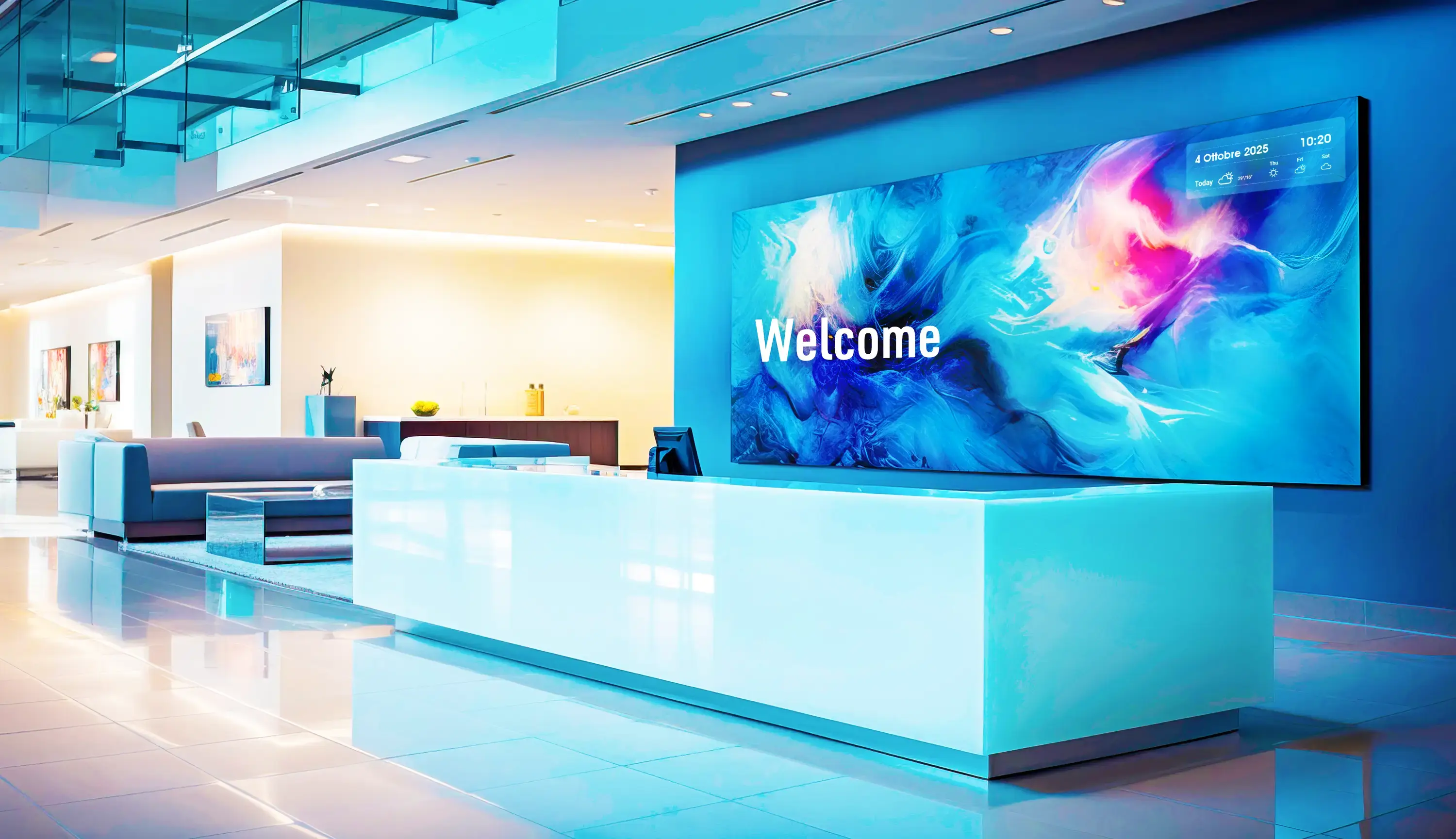 Soluzioni digital signage per ambienti Corporate