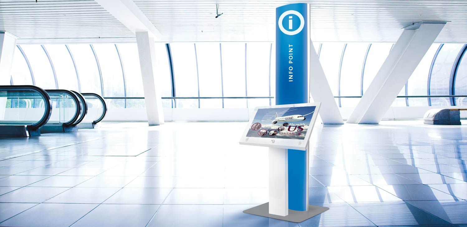 interactive touch screen info point