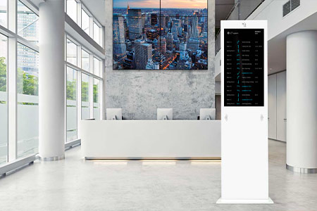 interactive multimedia totem for indoor digital signage