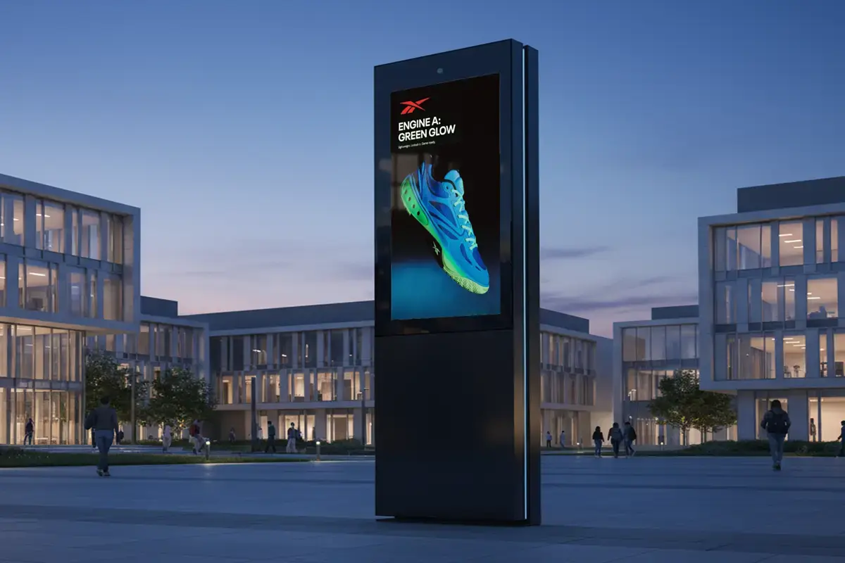 totem digital signage da esterno